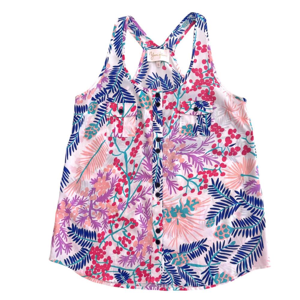 Yumi Kim Myla‎ Racerback Sleeveless Blouse Size S #SS11-37